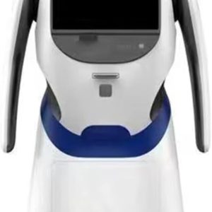 This Intelligent Robot, Made of ABS Sheet Metal, uses Laser ranging Technology for Real-time map Generation and is Ideal for Hotel Reception desks and Business Event Guidance.
