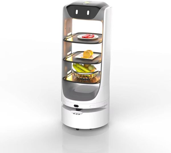 Autonomous Food Delivery Robot with Intelligent Navigation - Smart Restaurant Service Robot Obstacle Avoidance and Multi-Tray System - Image 2