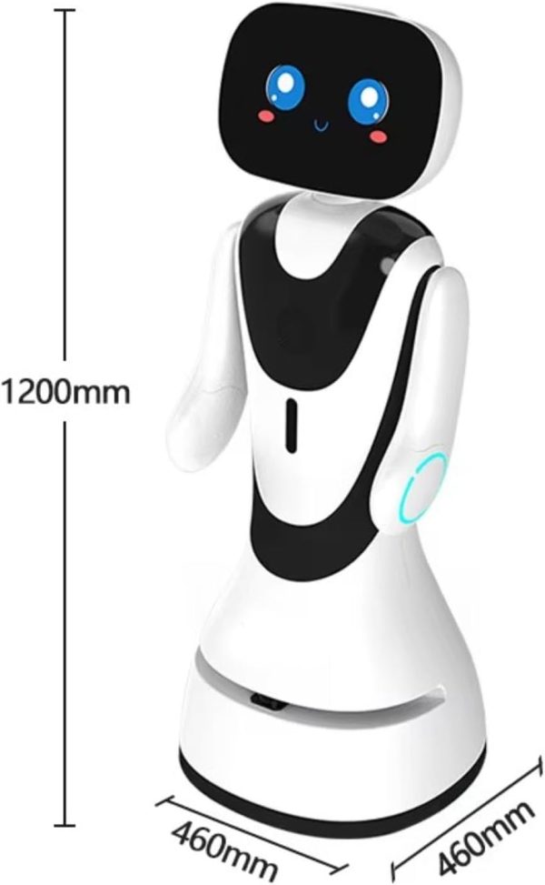 This Autonomous Intelligent Robot Offers Multi-Language Support, Laser ranging Technology, high-Precision Navigation, and Dual-Network connectivity for Stable Data Transmission. - Image 5