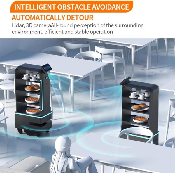 Intelligent Food Waiter Robot for Hotels and Shops with Multi-Robot Coordination and Smart Navigation - Image 5