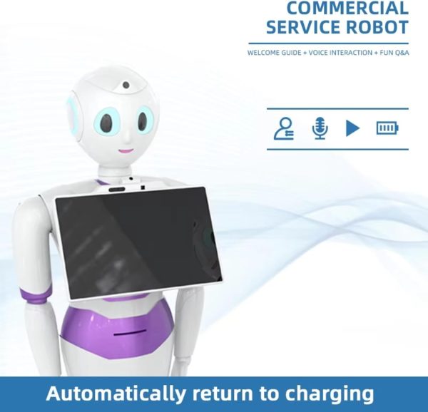 This Intelligent Assistant Robot, with its ABS Sheet Metal Frame for Enhanced Stability and Laser ranging System for Precise Obstacle Detection, is Energy-efficient and Easy to Maintain. - Image 2