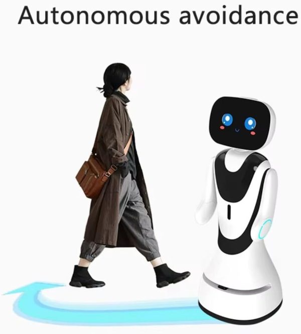 This Autonomous Intelligent Robot Offers Multi-Language Support, Laser ranging Technology, high-Precision Navigation, and Dual-Network connectivity for Stable Data Transmission. - Image 4