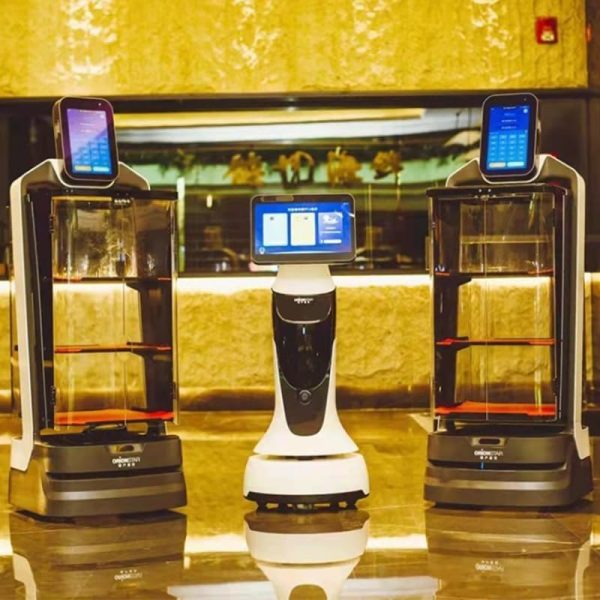 Food Delivery Robot, Multi - Robot Coordination Food Delivery System with Automatic Obstacle Avoidance & Tray Collection for Convention Centers​ - Image 3