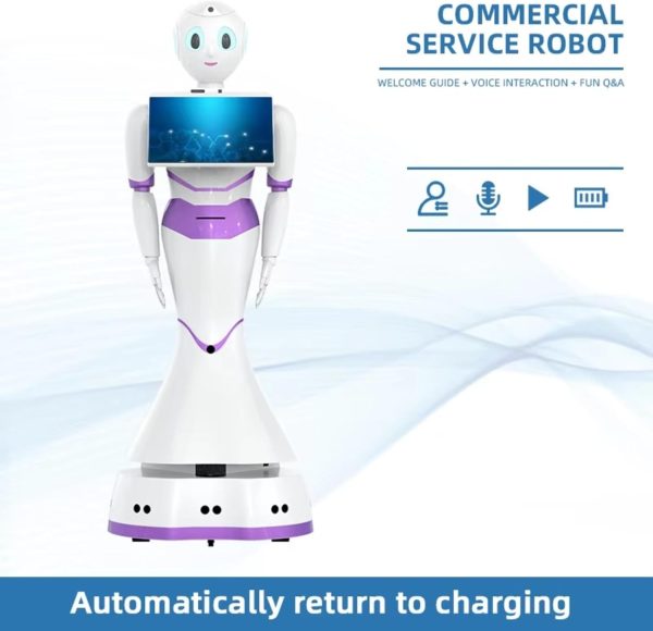 This Intelligent Assistant Robot, with its ABS Sheet Metal Frame for Enhanced Stability and Laser ranging System for Precise Obstacle Detection, is Energy-efficient and Easy to Maintain. - Image 3